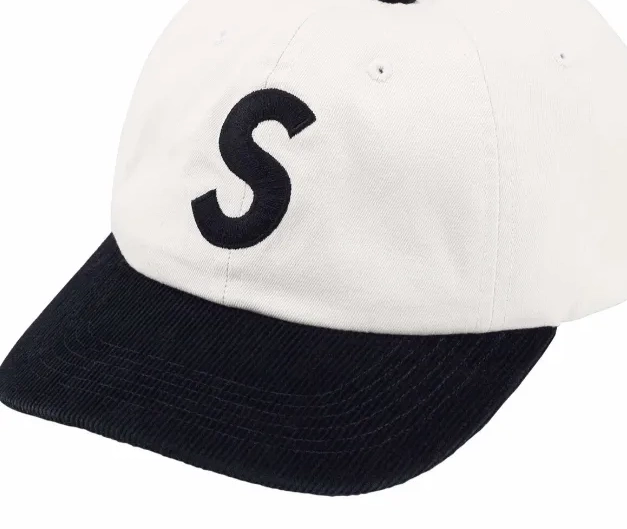Buckle Retro S Black 6-PANEL Color Embroidered White LOGO 2-TONE Red Khaki Leather 24SS blocked Hat 0502